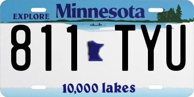 MN license plate 811TYU