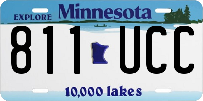 MN license plate 811UCC