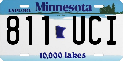 MN license plate 811UCI