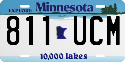 MN license plate 811UCM