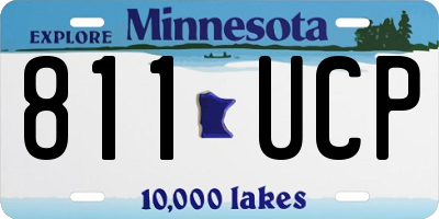 MN license plate 811UCP
