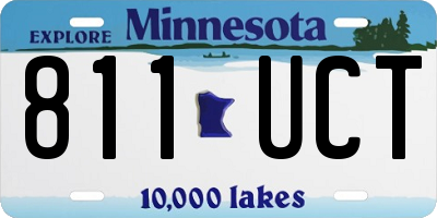 MN license plate 811UCT