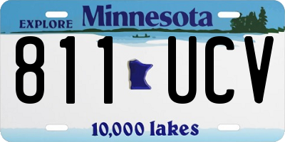 MN license plate 811UCV