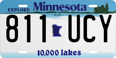 MN license plate 811UCY