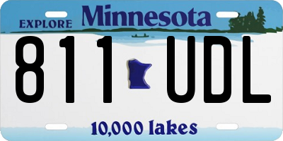 MN license plate 811UDL