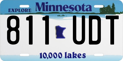 MN license plate 811UDT