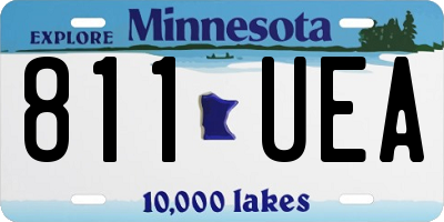 MN license plate 811UEA