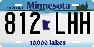 MN license plate 812LHH