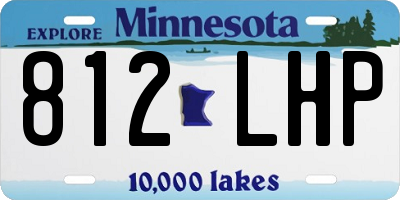 MN license plate 812LHP