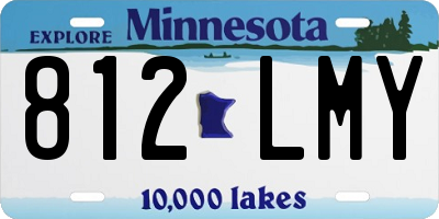 MN license plate 812LMY