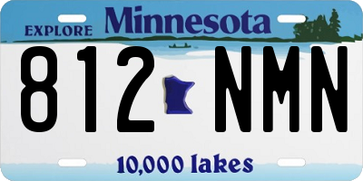 MN license plate 812NMN