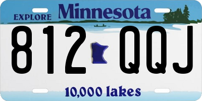 MN license plate 812QQJ