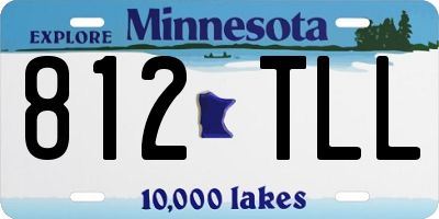 MN license plate 812TLL