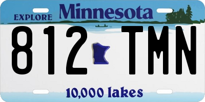 MN license plate 812TMN