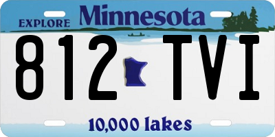 MN license plate 812TVI