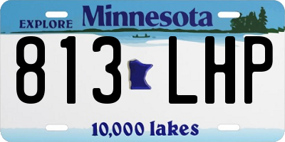 MN license plate 813LHP