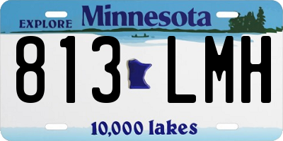 MN license plate 813LMH