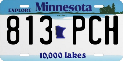 MN license plate 813PCH