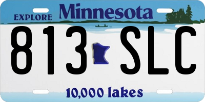 MN license plate 813SLC