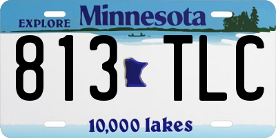 MN license plate 813TLC