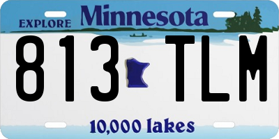 MN license plate 813TLM