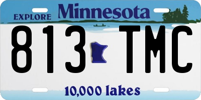 MN license plate 813TMC