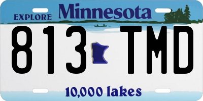 MN license plate 813TMD