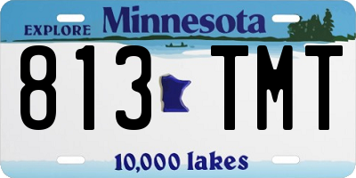 MN license plate 813TMT