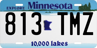 MN license plate 813TMZ