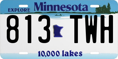 MN license plate 813TWH