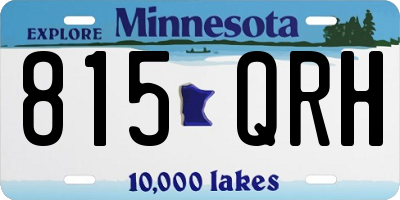 MN license plate 815QRH