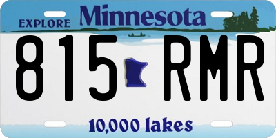MN license plate 815RMR