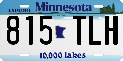 MN license plate 815TLH