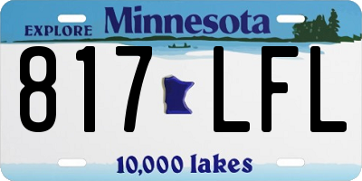 MN license plate 817LFL