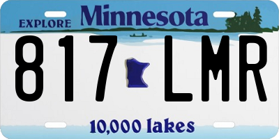 MN license plate 817LMR