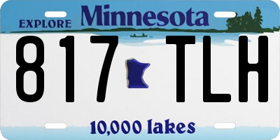 MN license plate 817TLH