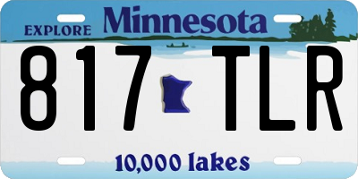 MN license plate 817TLR