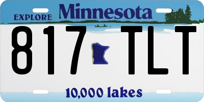 MN license plate 817TLT