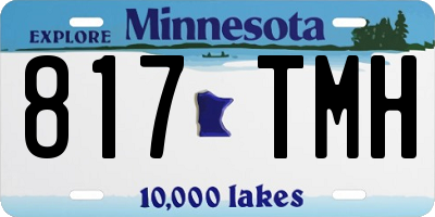 MN license plate 817TMH