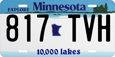 MN license plate 817TVH