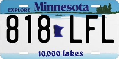 MN license plate 818LFL