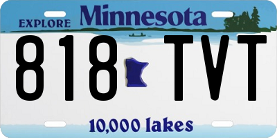 MN license plate 818TVT