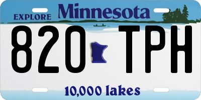 MN license plate 820TPH