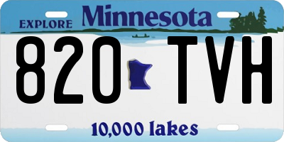 MN license plate 820TVH