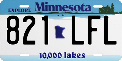 MN license plate 821LFL