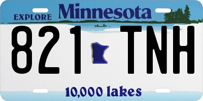 MN license plate 821TNH