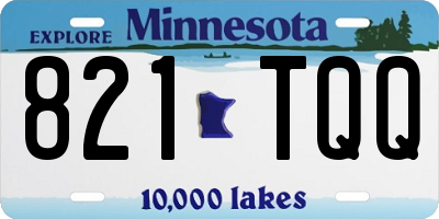 MN license plate 821TQQ