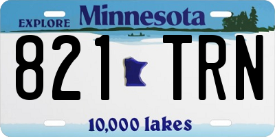 MN license plate 821TRN