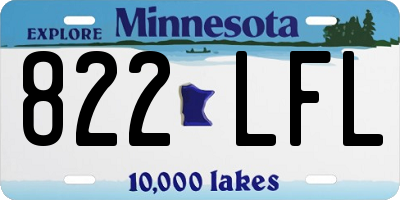 MN license plate 822LFL