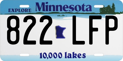 MN license plate 822LFP